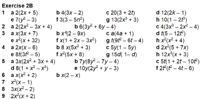 Factorise into single brackets — Gateways School